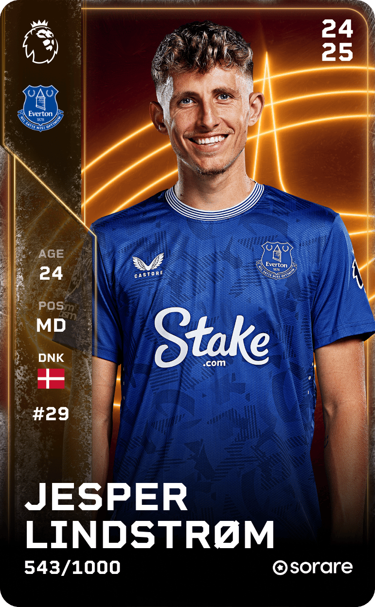 Jesper Lindstrøm 2024-25 • Limited 543/1000