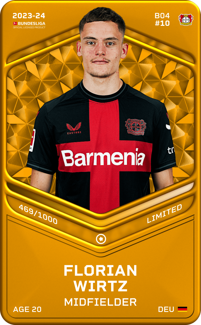 Florian Wirtz 2023-24 • Limited 469/1000