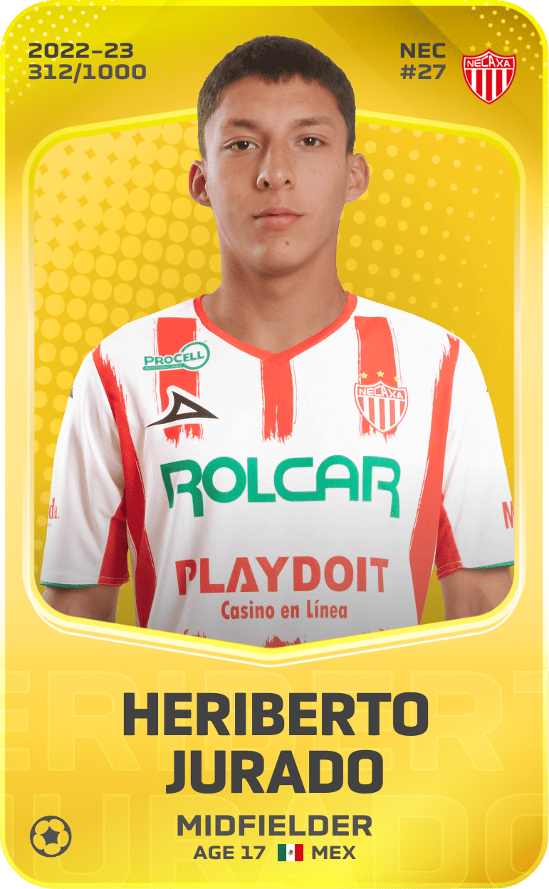 Heriberto Jurado 2022-23 • Limited 312/1000
