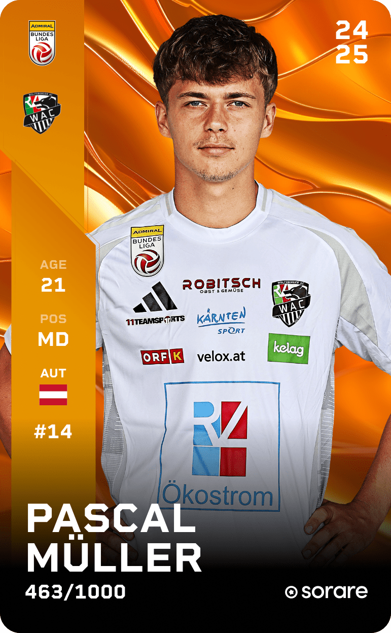 Pascal Müller 2024-25 • Limited 463/1000