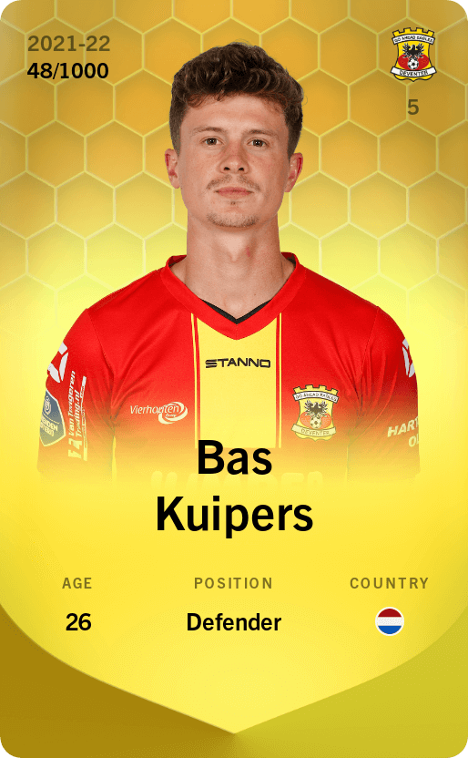 Bas Kuipers 2021-22 • Limited 48/1000