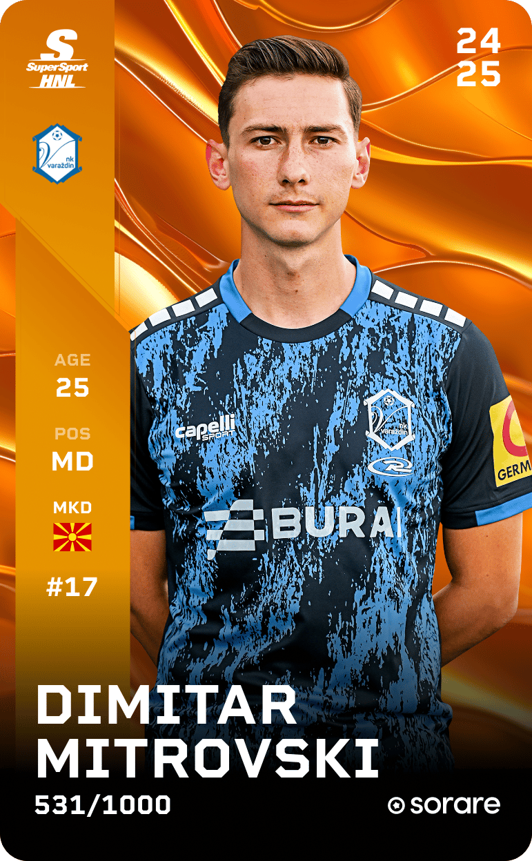 Dimitar Mitrovski 2024-25 • Limited 531/1000