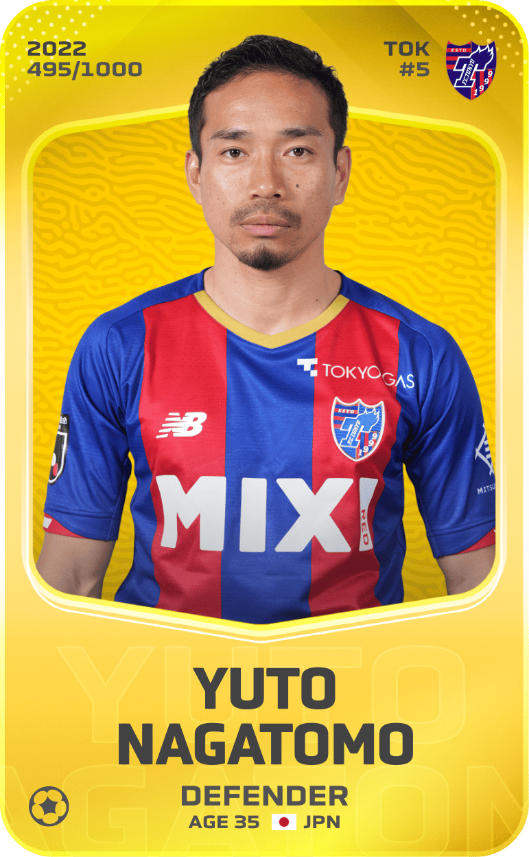 Yuto Nagatomo 2022-23 • Limited 495/1000