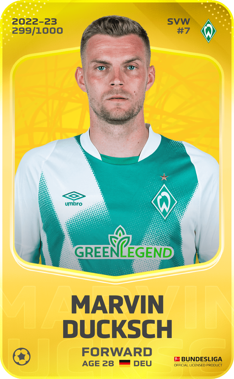 Marvin Ducksch 2022-23 • Limited 299/1000