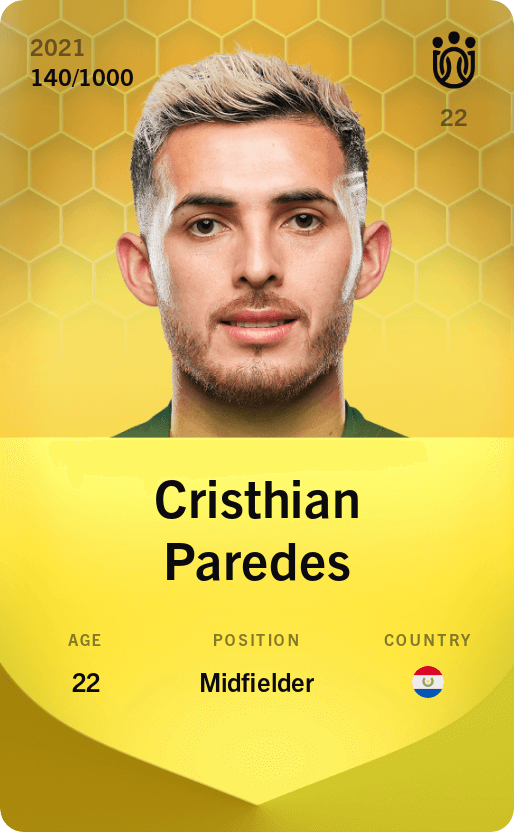 Cristhian Paredes 2021-22 • Limited 140/1000
