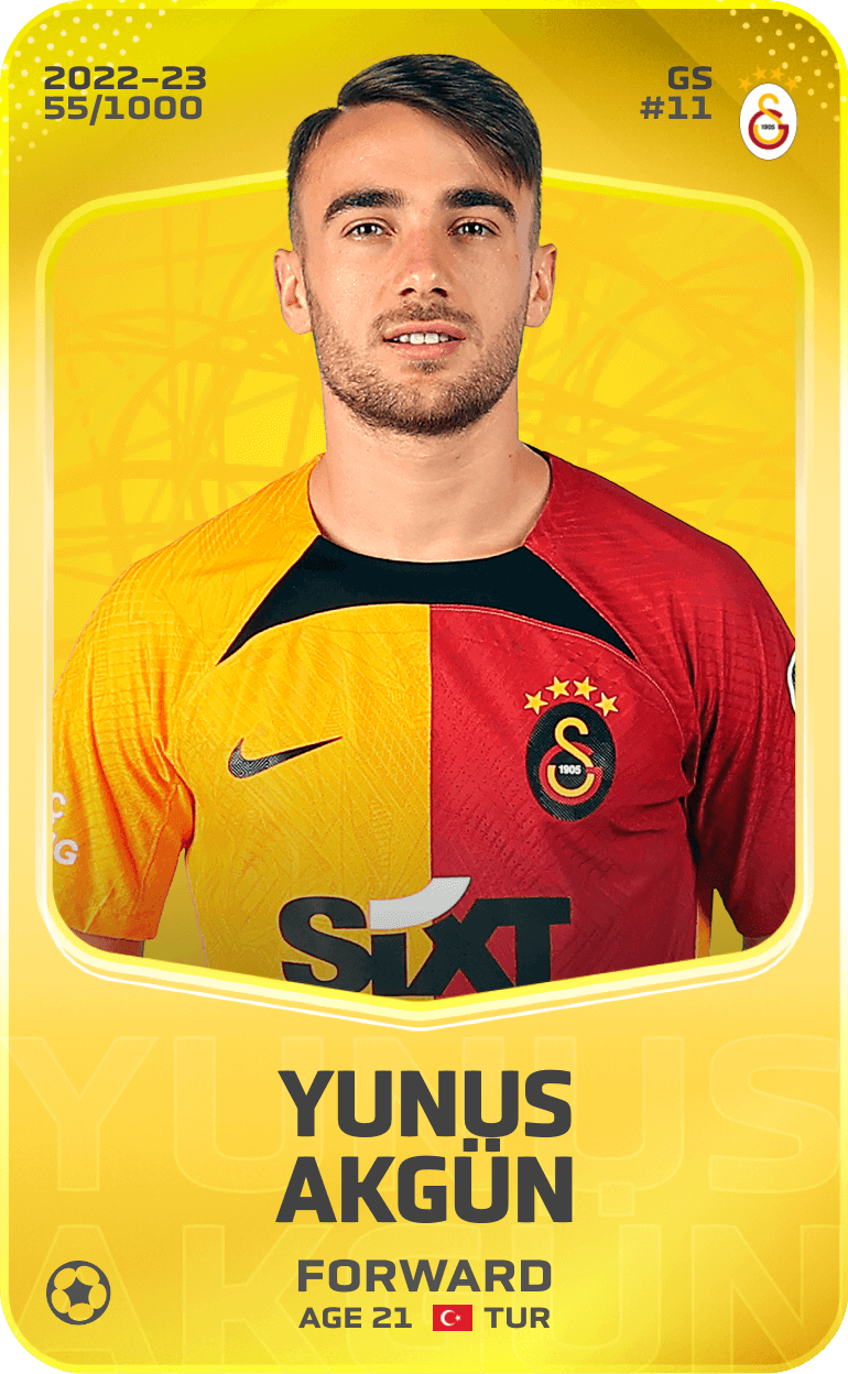Yunus Akgün 2022-23 • Limited 55/1000