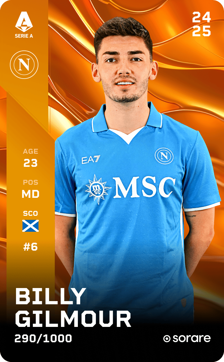 Billy Gilmour 2024-25 • Limited 290/1000