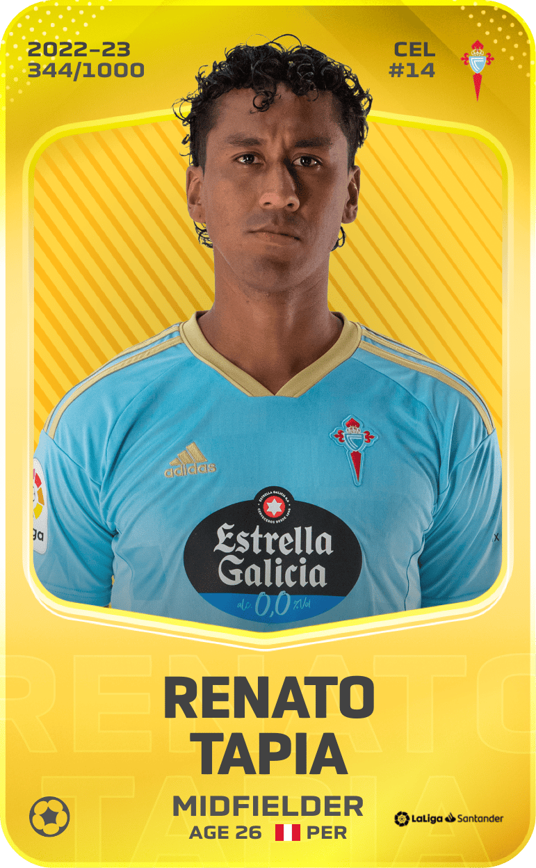 Renato Tapia 2022-23 • Limited 344/1000