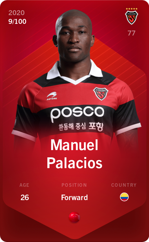 Sorare - Sorare Official - Manuel Palacios 2020-21 • Rare 9/100 - NFT # 21184820102678898938299903750766214950358711230641415234642545207193697686748