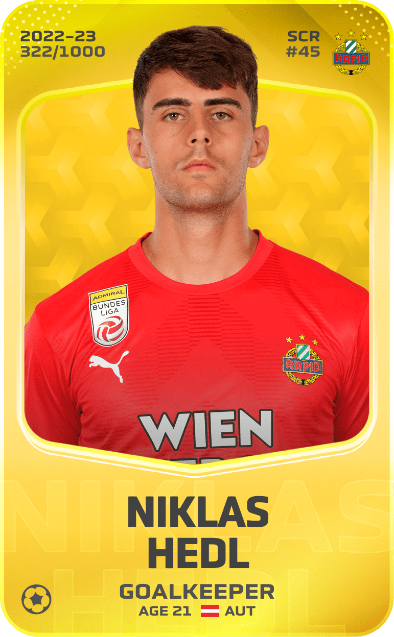 Niklas Hedl 2022-23 • Limited 322/1000