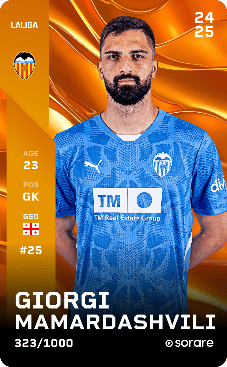 Giorgi Mamardashvili 2024-25 • Limited 323/1000