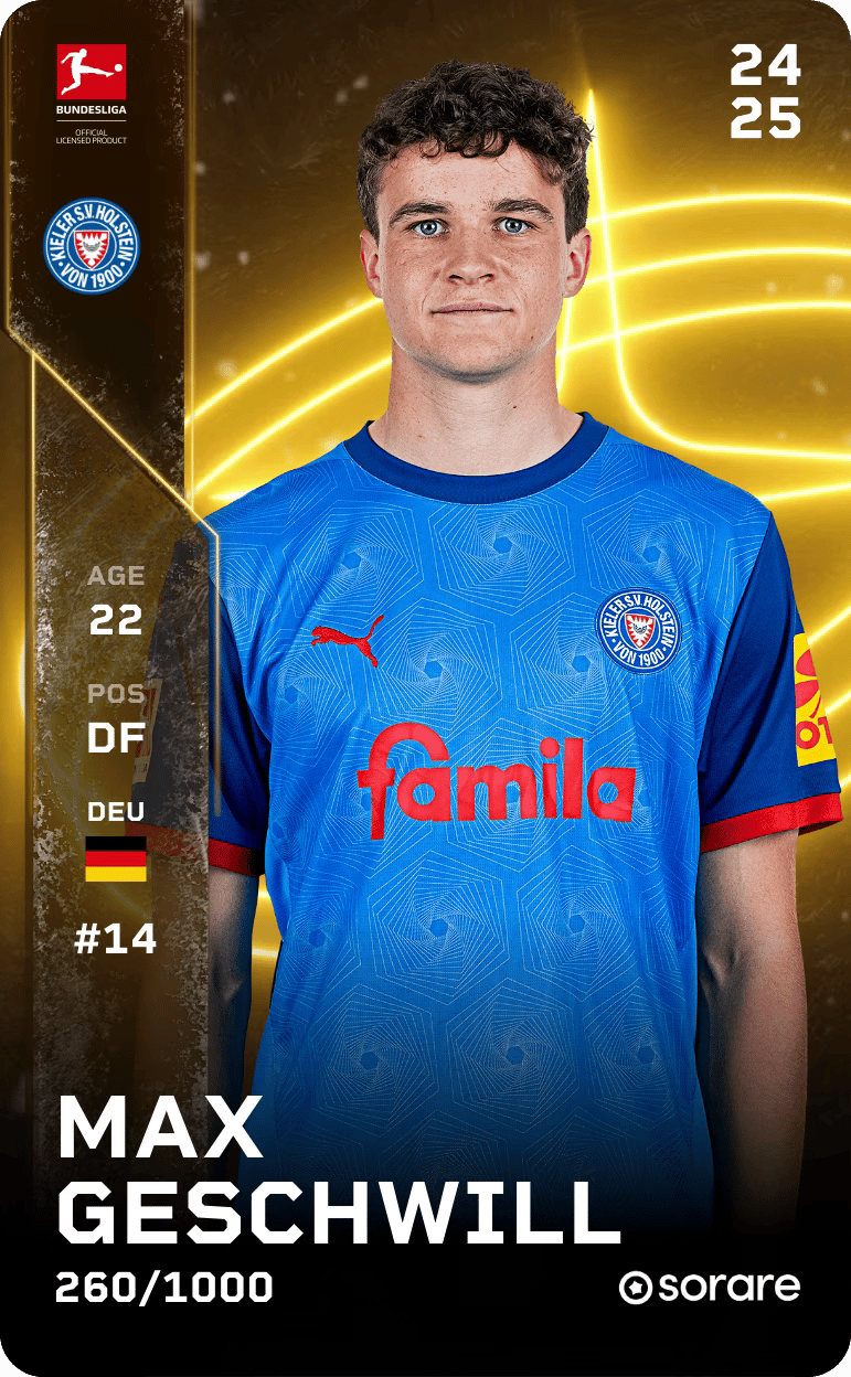 Max Geschwill 2024-25 • Limited 260/1000