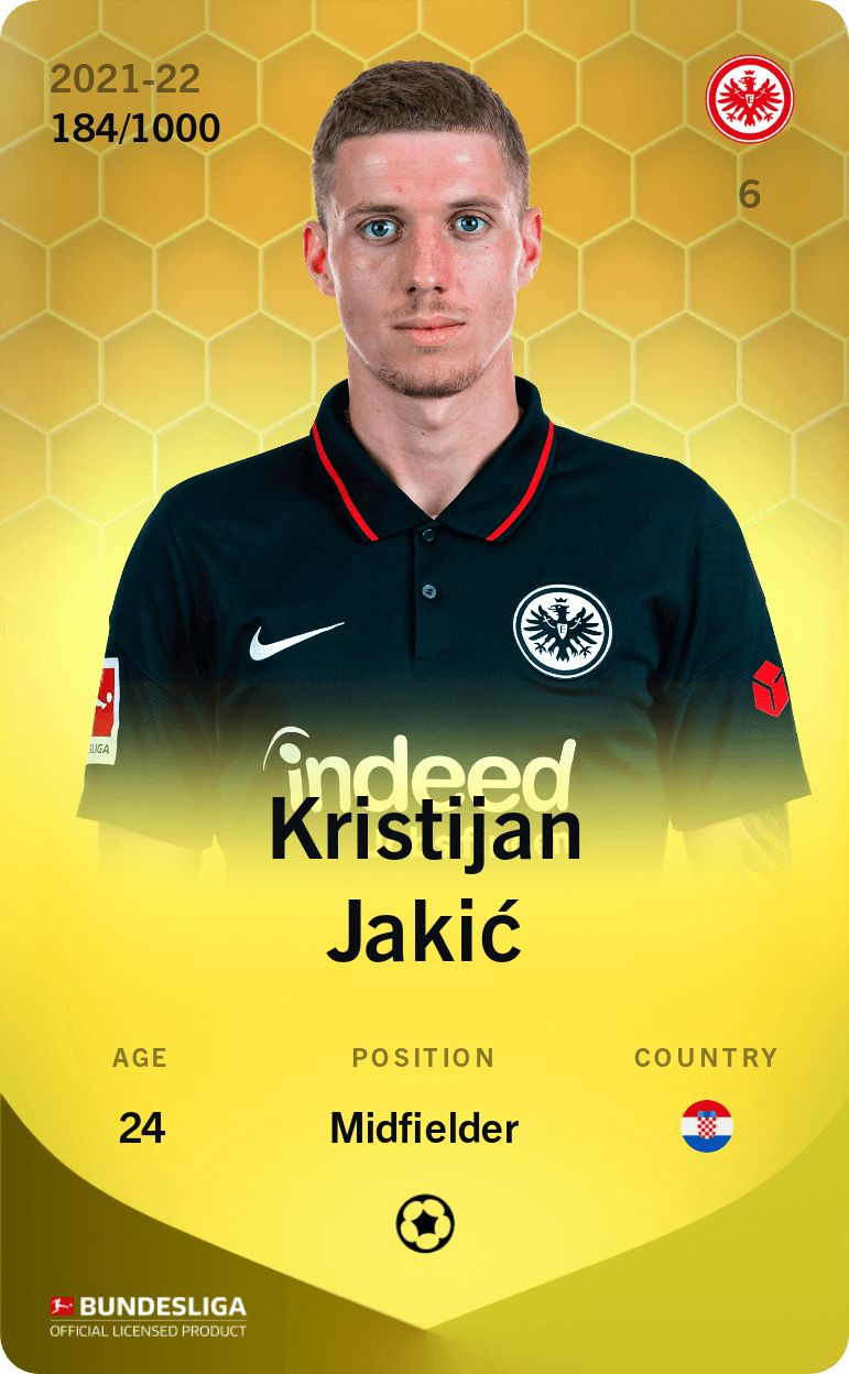 Kristijan Jakić 2021-22 • Limited 184/1000