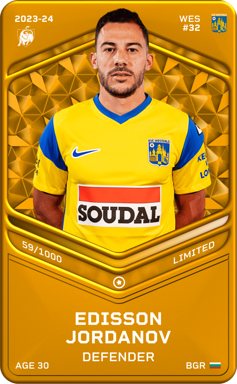 Edisson Jordanov 2023-24 • Limited 59/1000