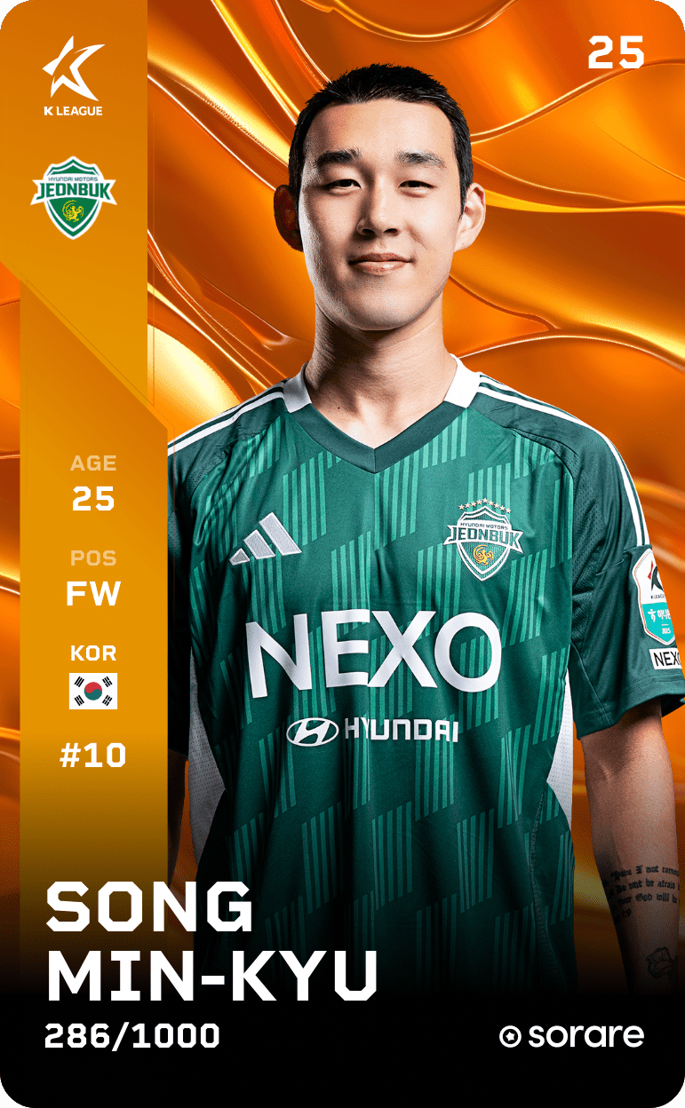 Song Min-Kyu 2025-26 • Limited 286/1000