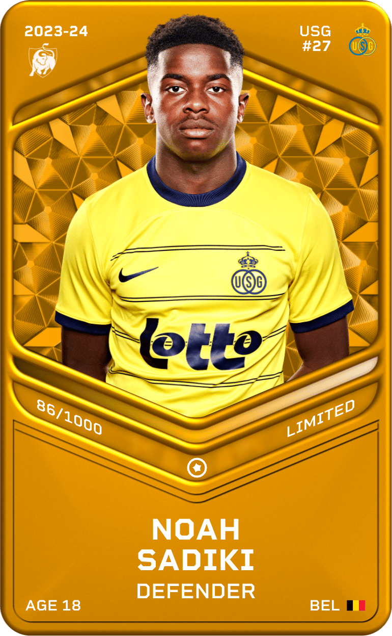Noah Sadiki 2023-24 • Limited 86/1000