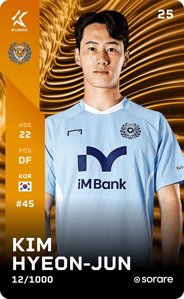 Kim Hyeon-Jun 2025-26 • Limited 12/1000