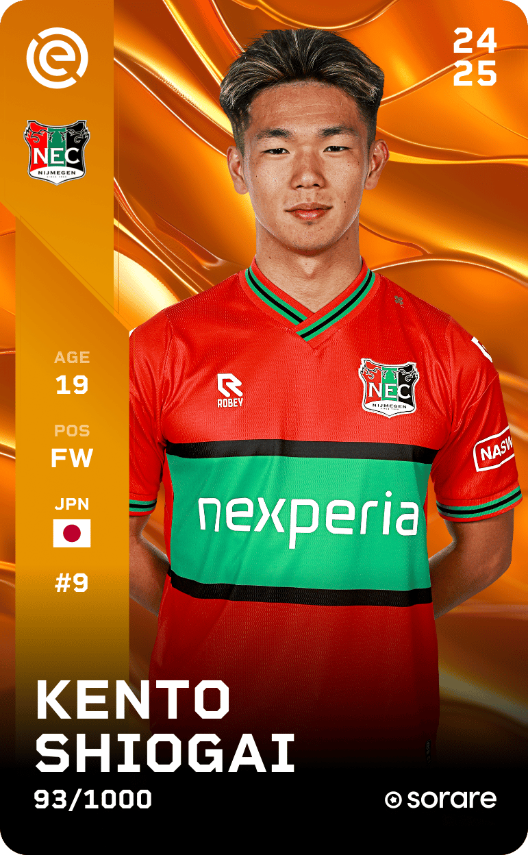 Kento Shiogai 2024-25 • Limited 93/1000