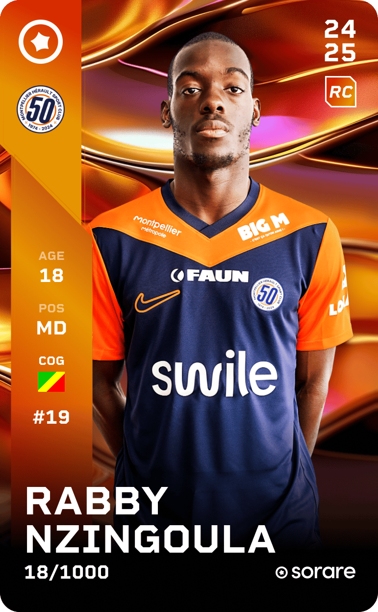 Rabby Nzingoula 2024-25 • Limited 18/1000