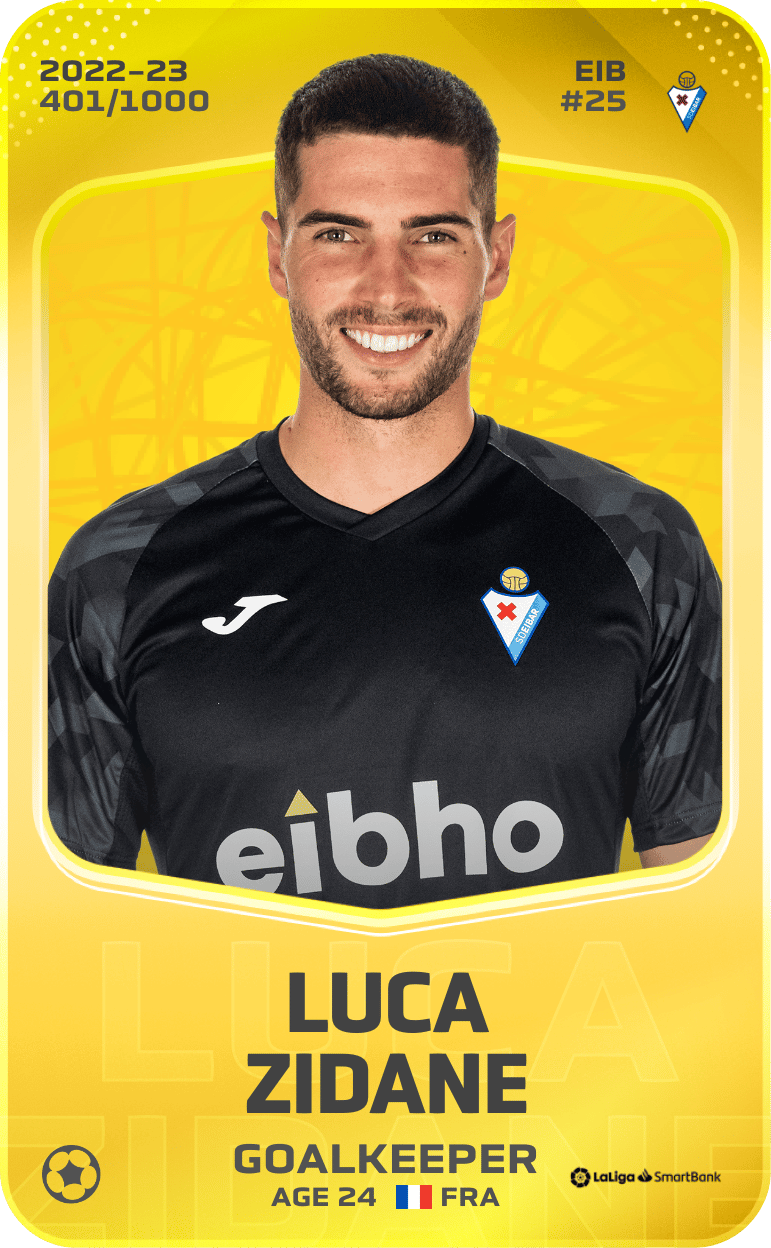 Luca Zidane 2022-23 • Limited 401/1000