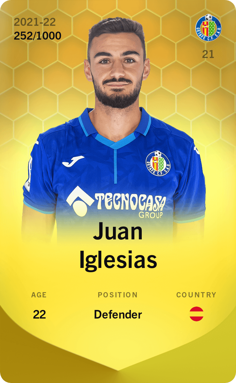 Juan Iglesias 2021-22 • Limited 252/1000