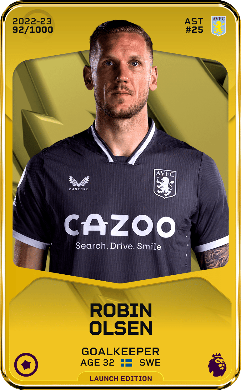 Robin Olsen 2022-23 • Limited 92/1000
