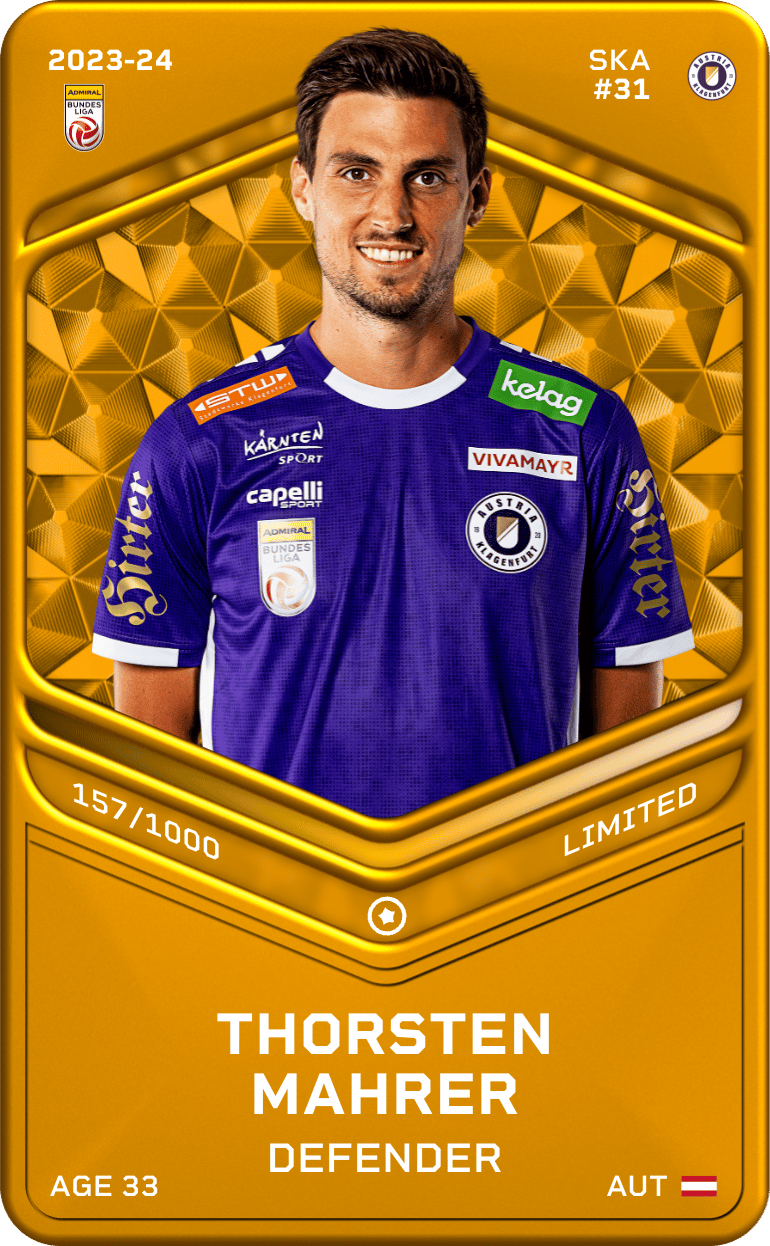 Thorsten Mahrer 2023-24 • Limited 157/1000