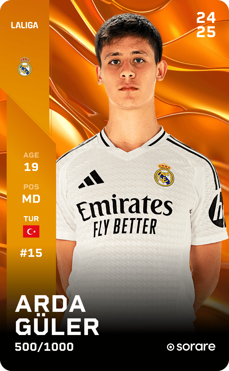 Arda Güler 2024-25 • Limited 500/1000