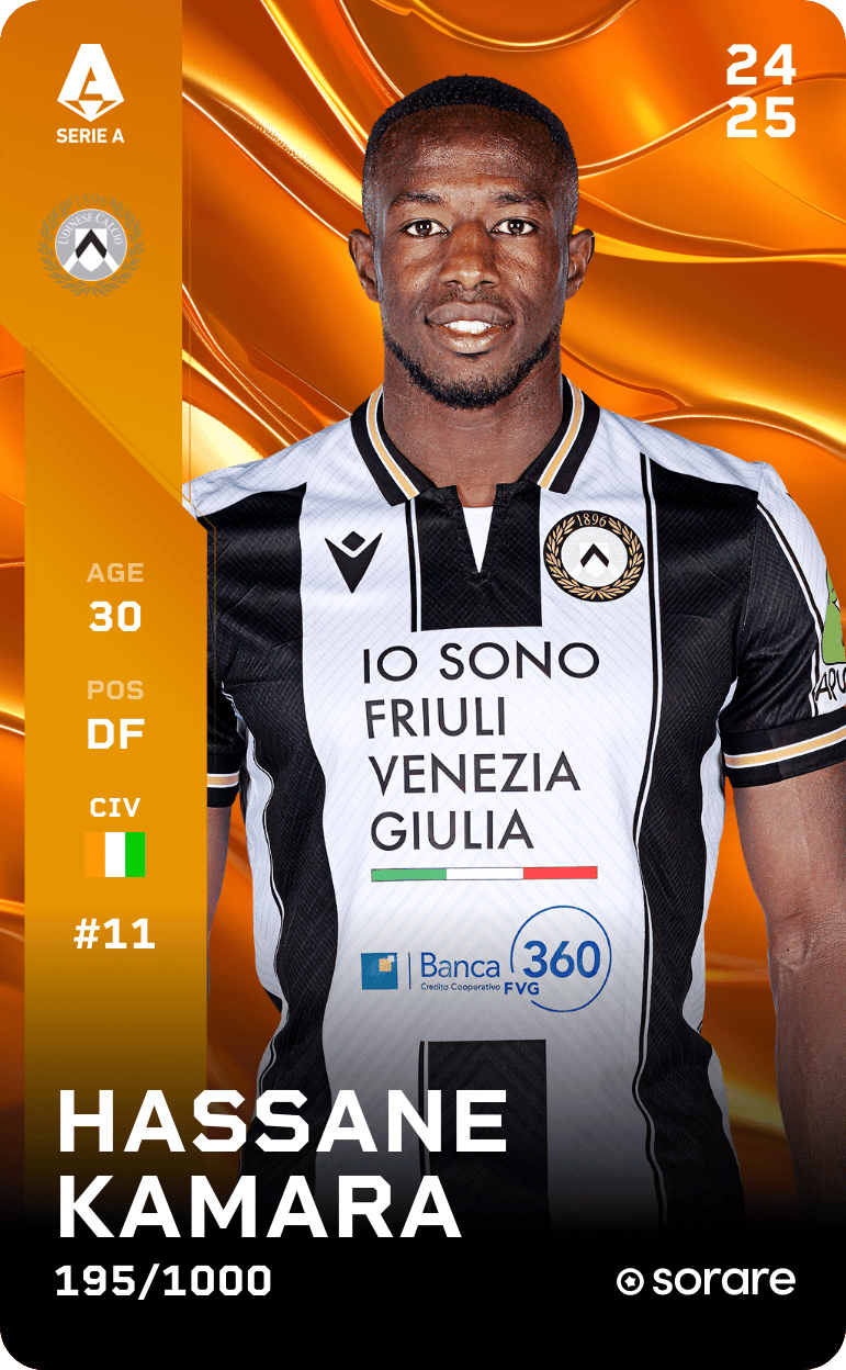 Hassane Kamara 2024-25 • Limited 195/1000