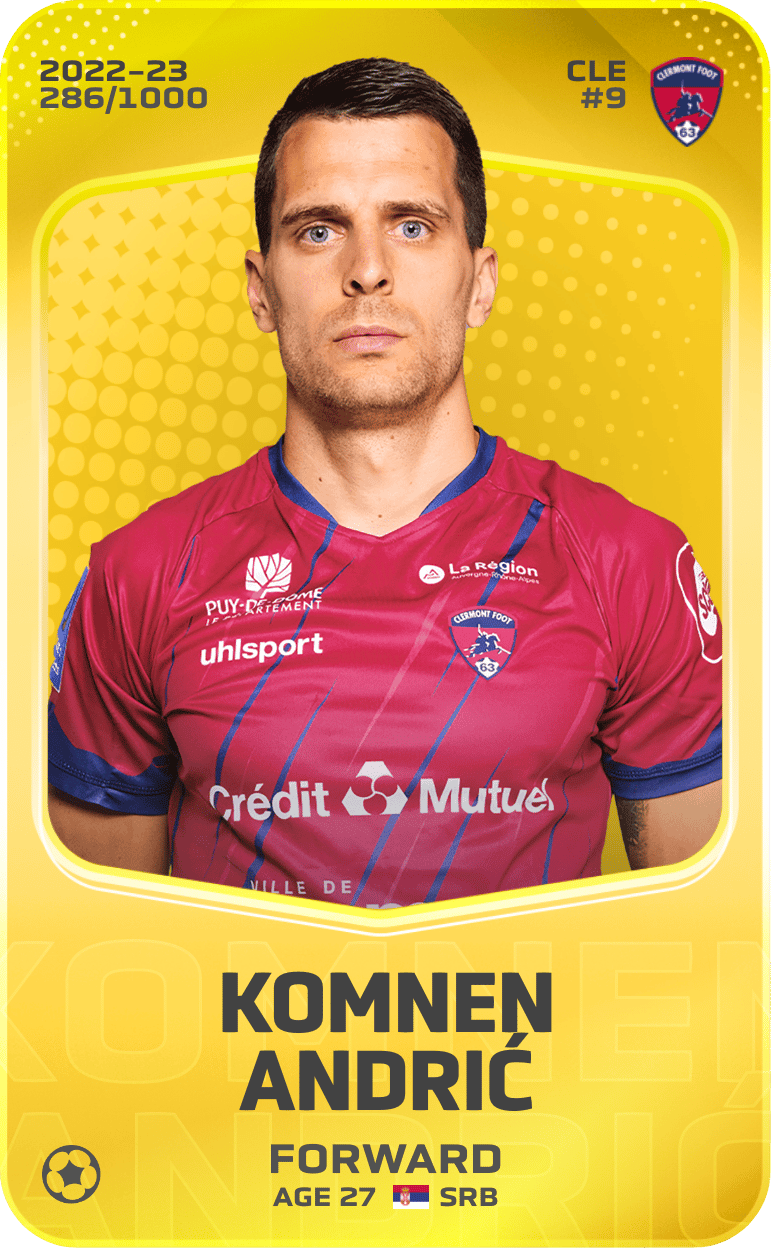 Komnen Andrić 2022-23 • Limited 286/1000