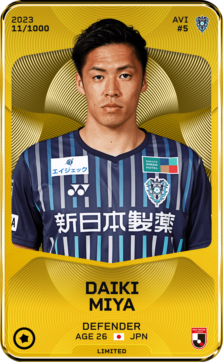 Daiki Miya 2023-24 • Limited 11/1000