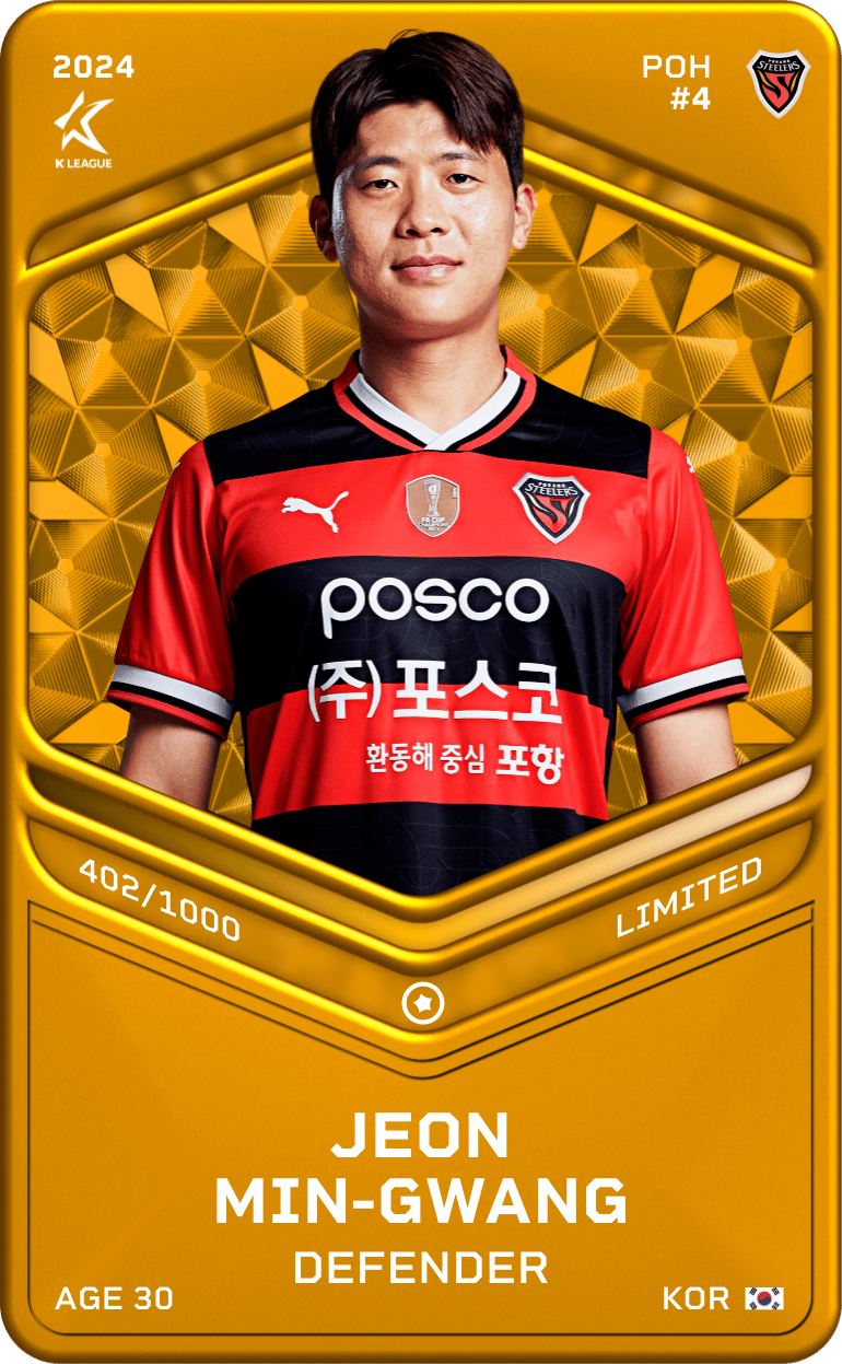 Jeon Min-Gwang 2024-25 • Limited 402/1000