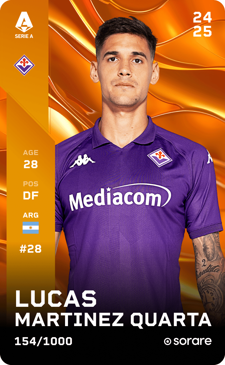 Lucas Martinez Quarta 2024-25 • Limited 154/1000