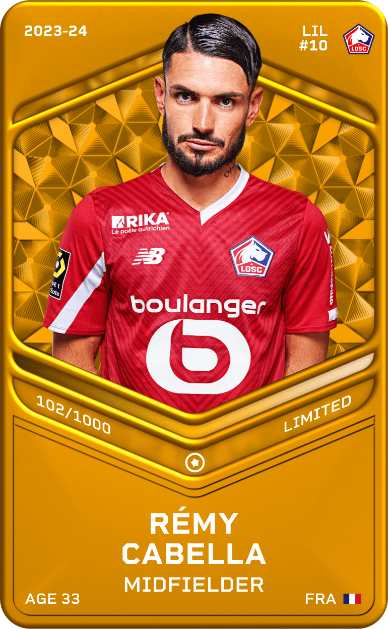 Rémy Cabella 2023-24 • Limited 102/1000