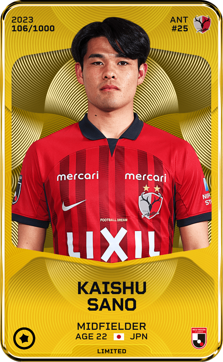 Kaishu Sano 2023-24 • Limited 106/1000