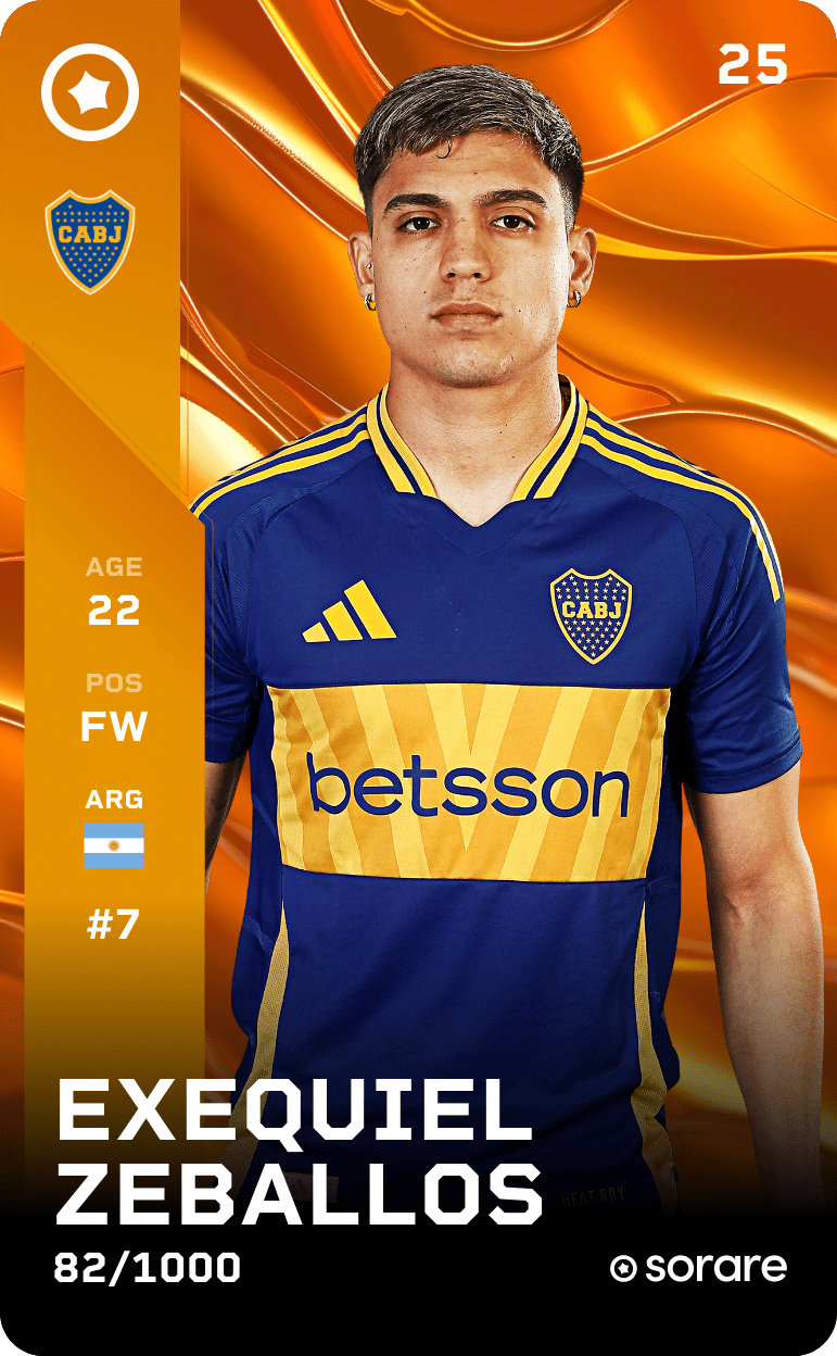 Exequiel Zeballos 2025-26 • Limited 82/1000