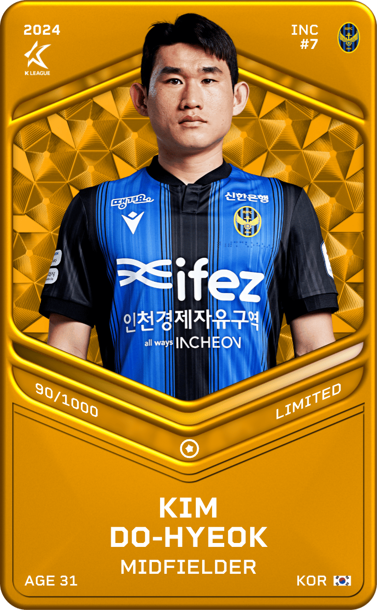 Kim Do-Hyeok 2024-25 • Limited 90/1000