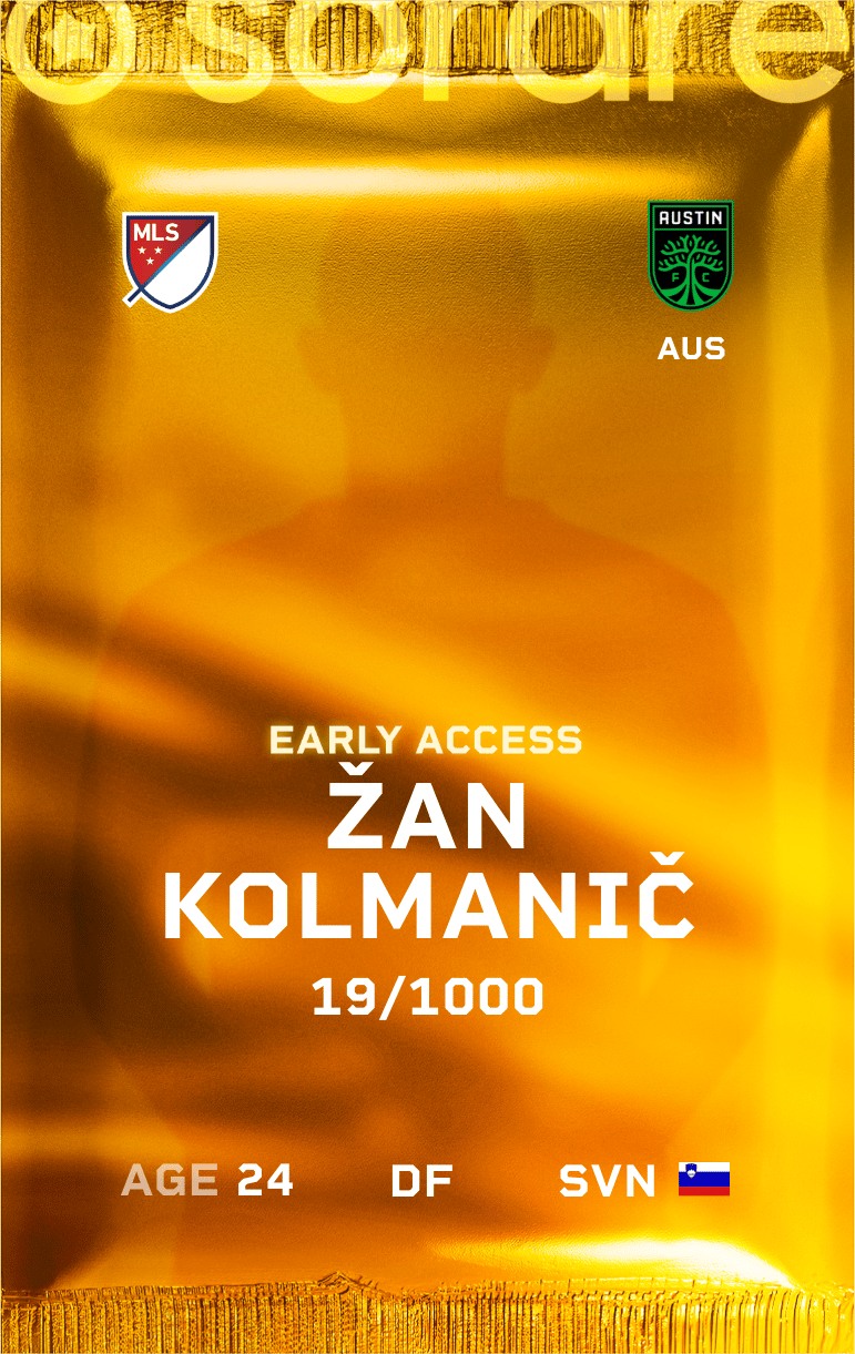 Žan Kolmanič  2025-26 • Limited 19/1000