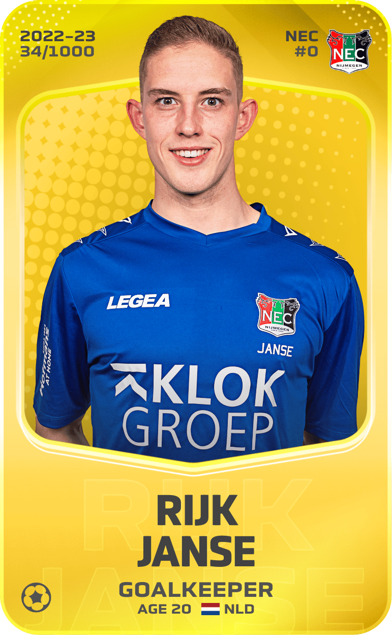 Rijk Janse 2022-23 • Limited 34/1000