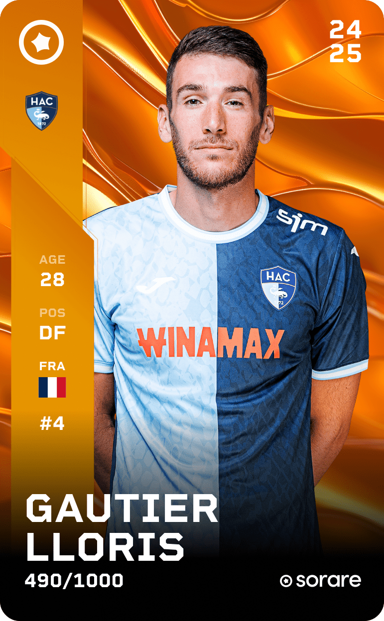Gautier Lloris 2024-25 • Limited 490/1000