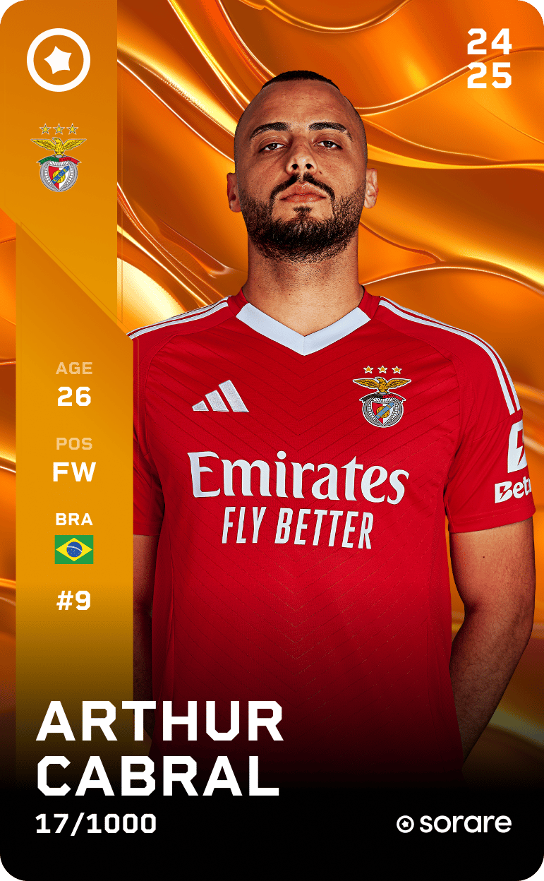 Arthur Cabral 2024-25 • Limited 17/1000