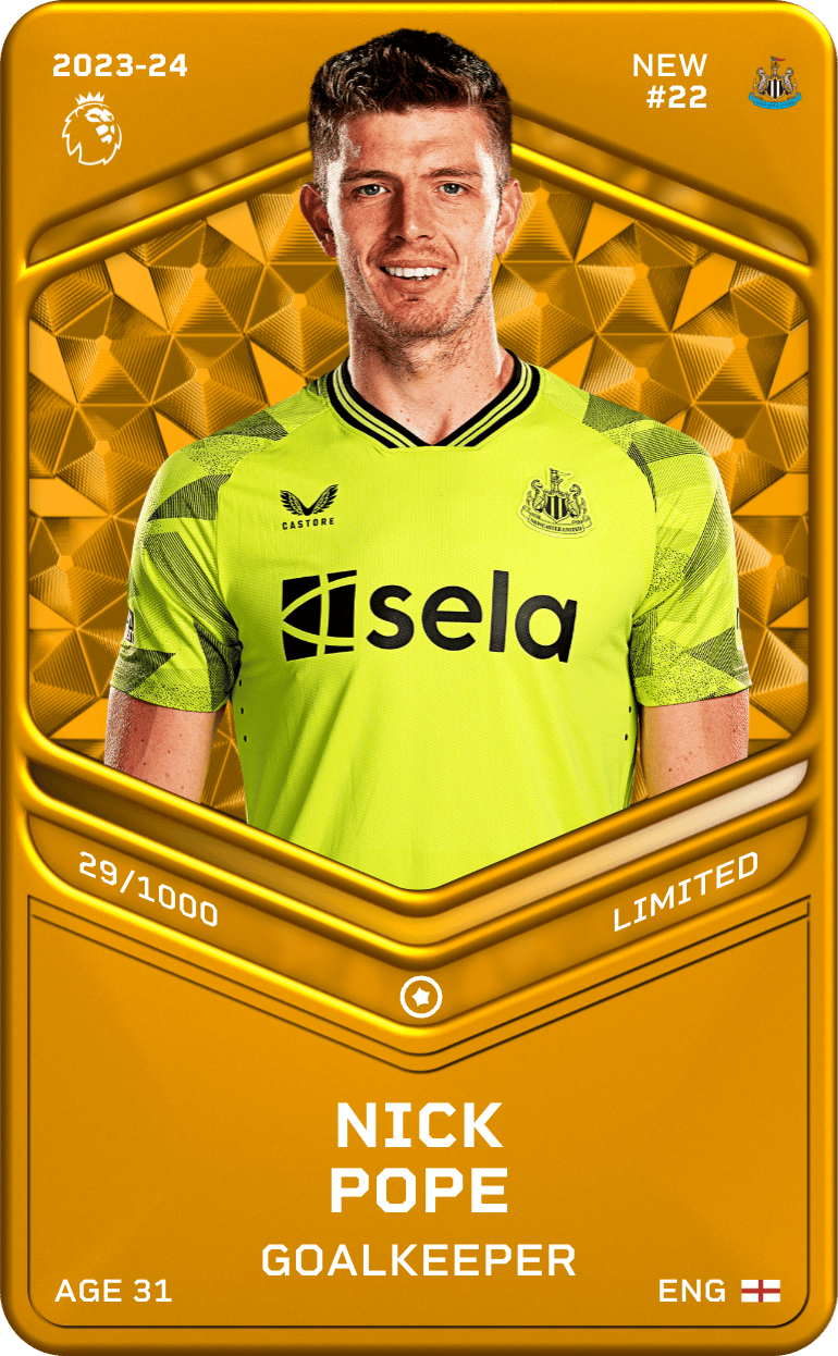 Nick Pope 2023-24 • Limited 29/1000
