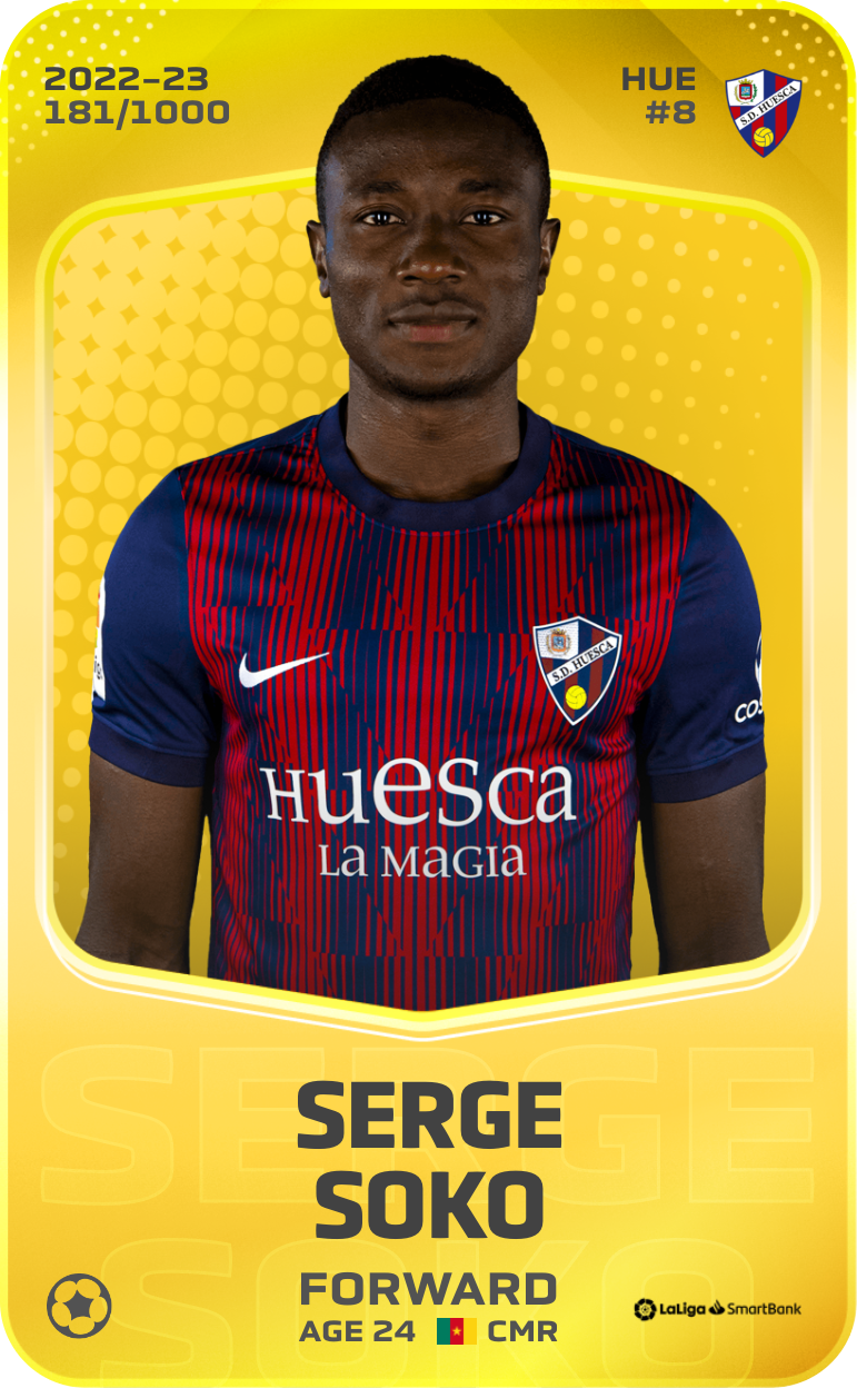 Sorare - Sorare Official - Serge Soko 2022-23 • Limited 181/1000 - NFT # 106969249571548900719983589456103506072056748584066742512931106779923230999938