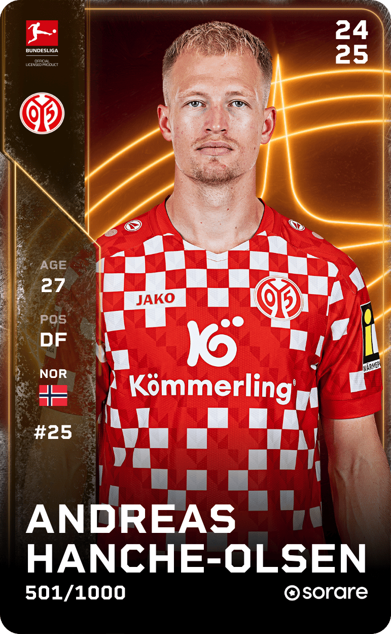 Andreas Hanche-Olsen 2024-25 • Limited 501/1000