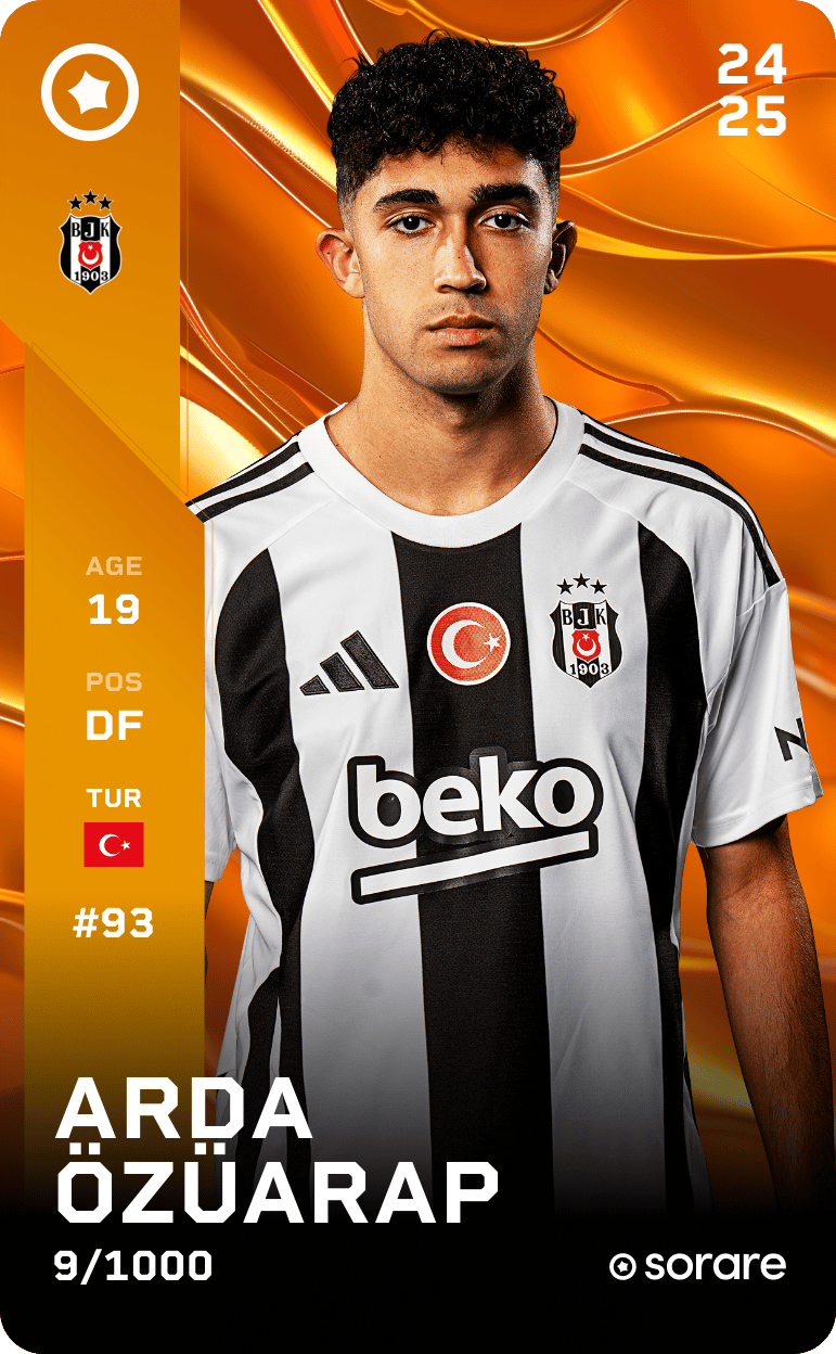 Arda Özüarap 2024-25 • Limited 9/1000