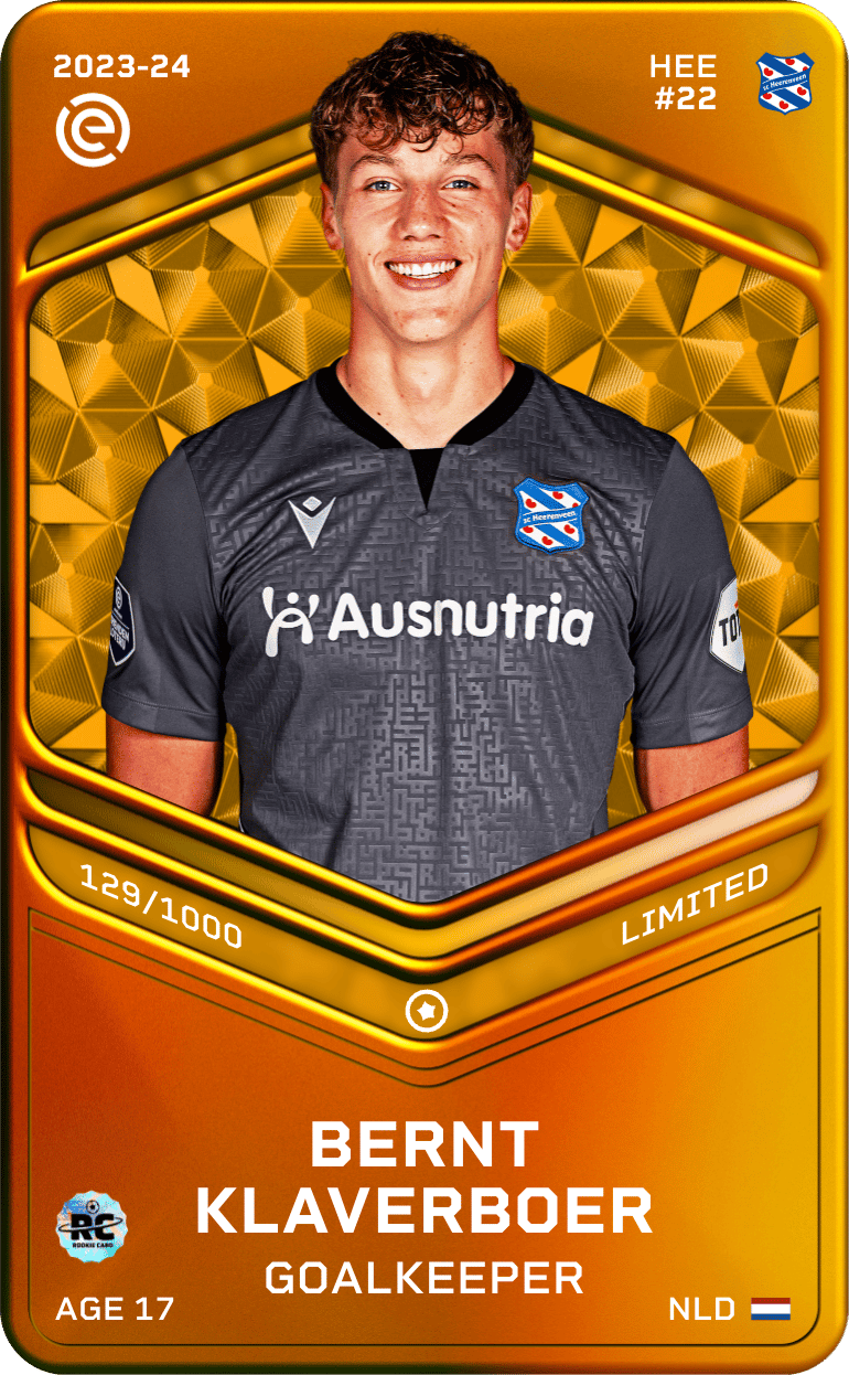 Bernt Klaverboer 2023-24 • Limited 129/1000
