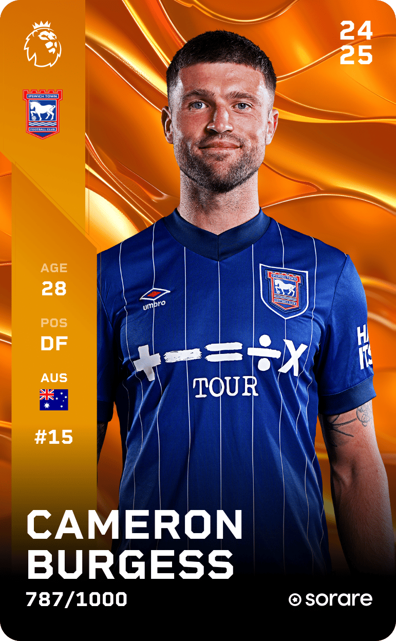 Cameron Burgess 2024-25 • Limited 787/1000