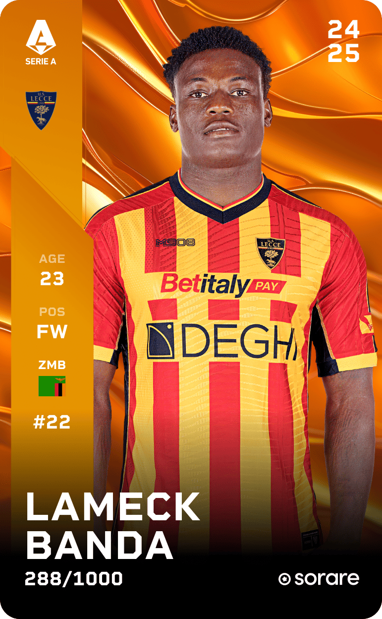 Lameck Banda 2024-25 • Limited 288/1000