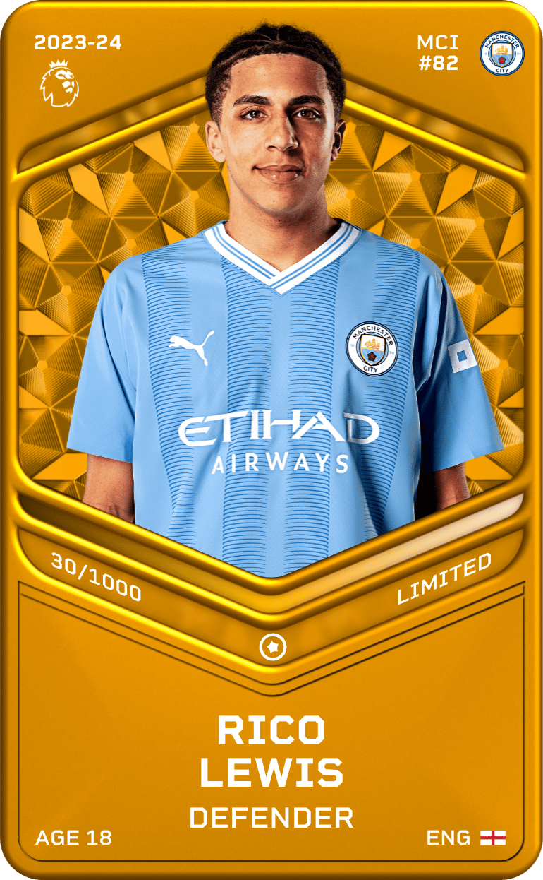 Rico Lewis 2023-24 • Limited 30/1000