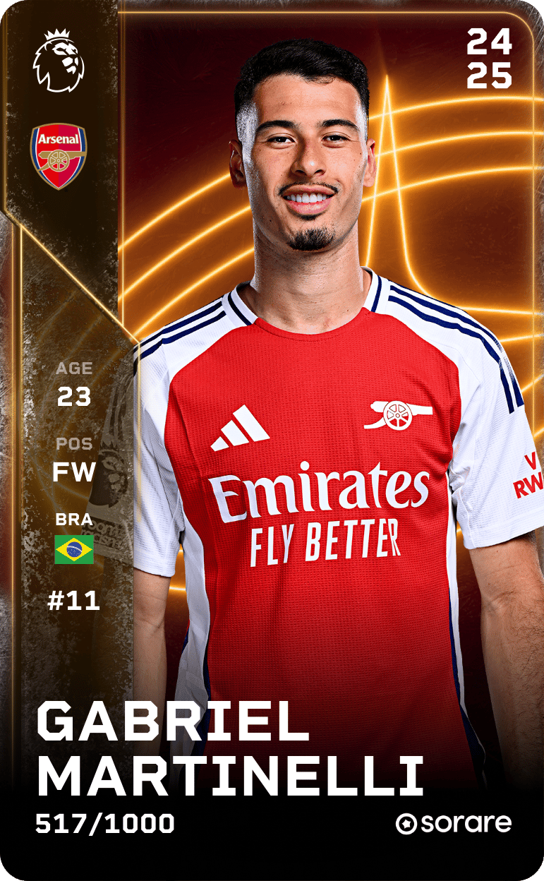 Gabriel Martinelli 2024-25 • Limited 517/1000